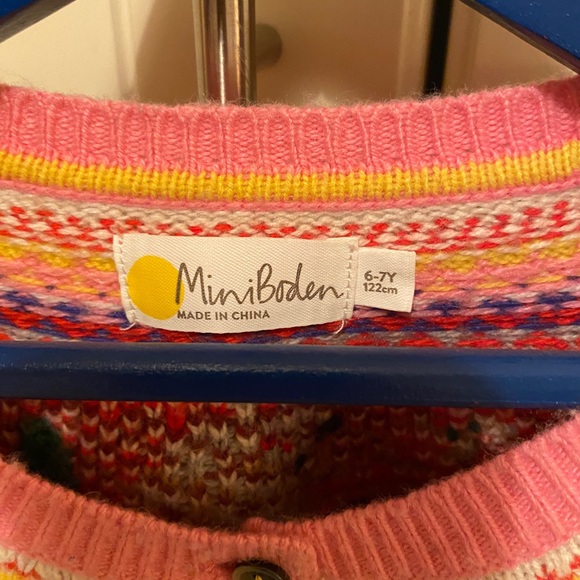 Boden (Mini) Cardigan Size 6-7 year old - Picture 6 of 7